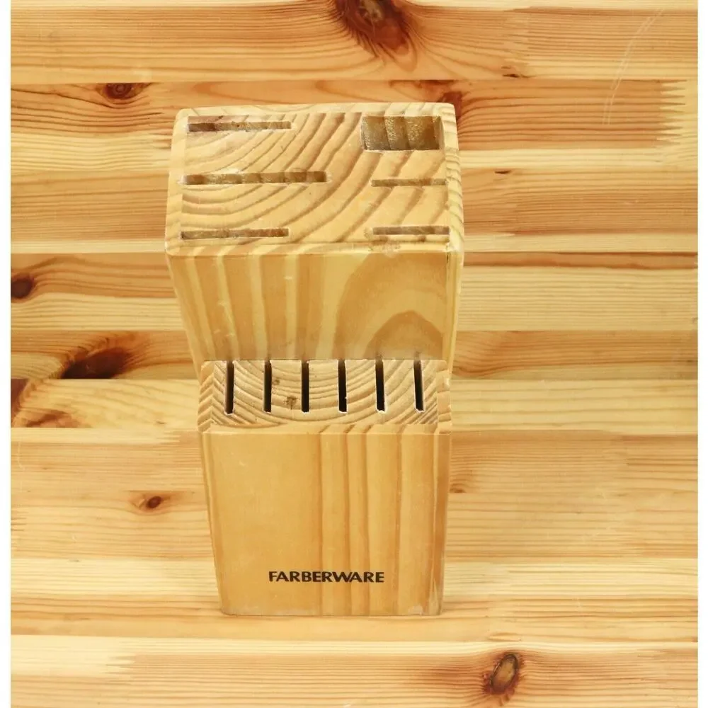 Farberware Knife Block Holder 12 Slots Chef Flatware Knife